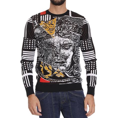 versace jumper mens sale|versace men's jumpers uk.